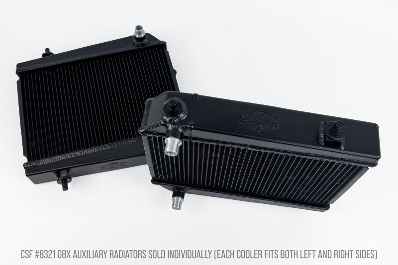 CSF BMW G8X M3/M4/M2 High - Performance Auxiliary Radiator - Single Radiator Radiators