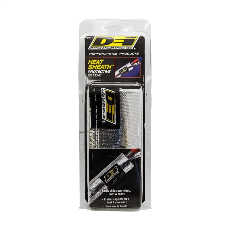 DEI Heat Sheath 1-1/2in I.D. x 3ft - Aluminized Sleeving - Sewn Edge-Thermal Sleeves-DEI