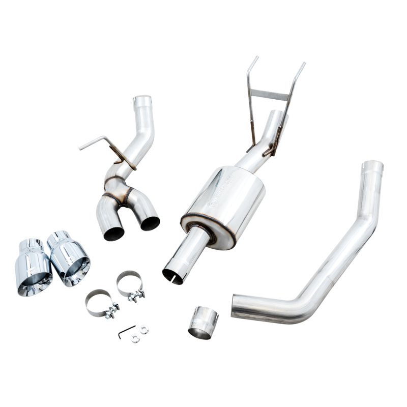 AWE Tuning 09-18 RAM 1500 5.7L (w/o Cutouts) 0FG Single Side Exit Cat-Back Exhaust - Chrome Tips