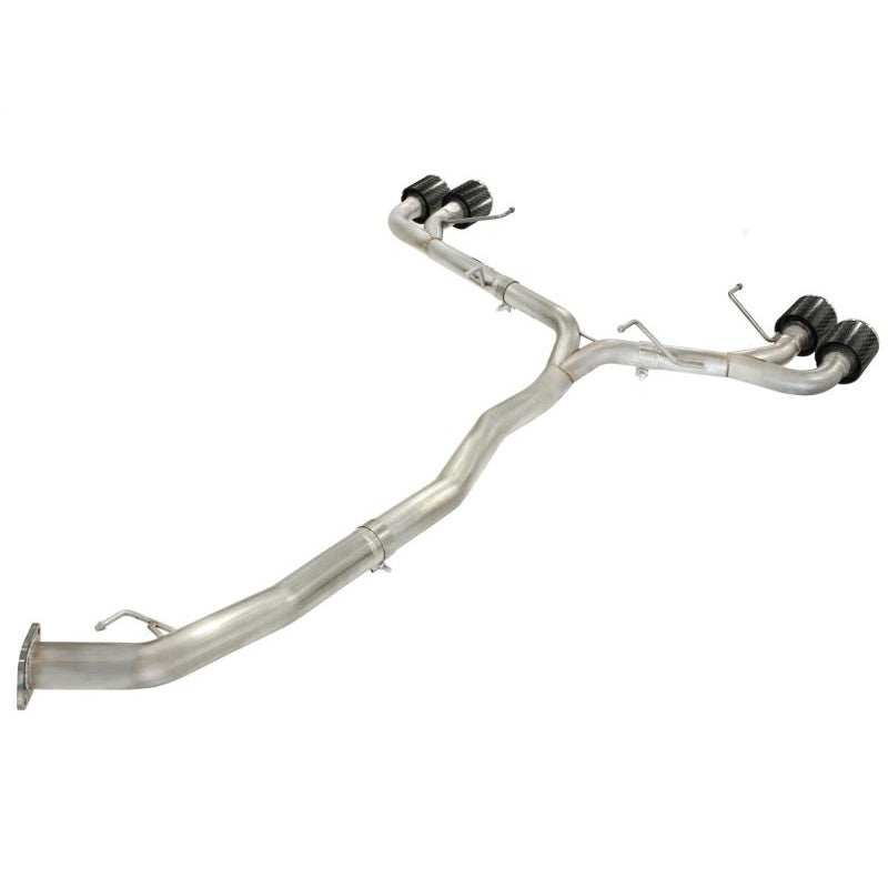 aFe Takeda 3in SS Exhaust Cat-Back 09-14 Nissan GTR V6 3.8L Carbon Fiber Tips
