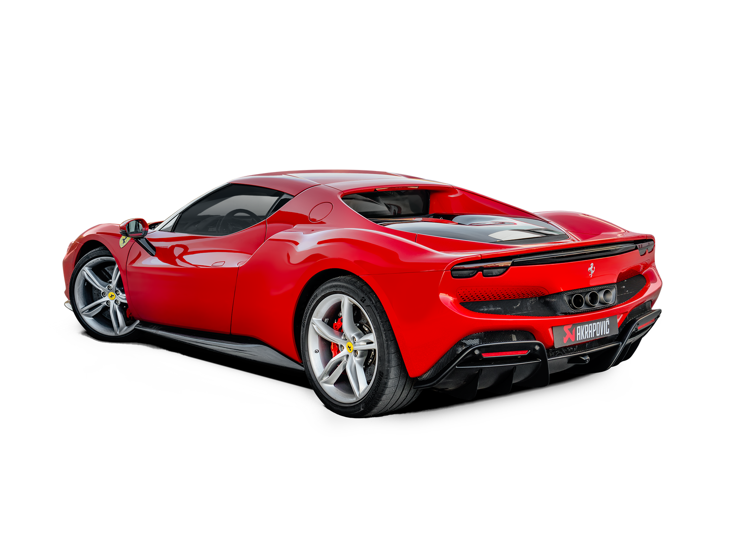 Akrapovič Slip-On Race Line Exhaust (Titanium) - 2023+ Ferrari 296 GTB