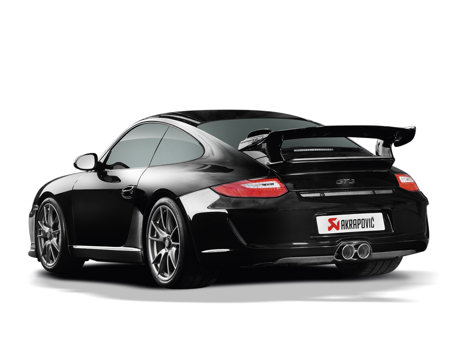 Akrapovič Slip-On Line Exhaust (Titanium) - 2011-2012 Porsche 911 GT3RS 4.0L (997FL)