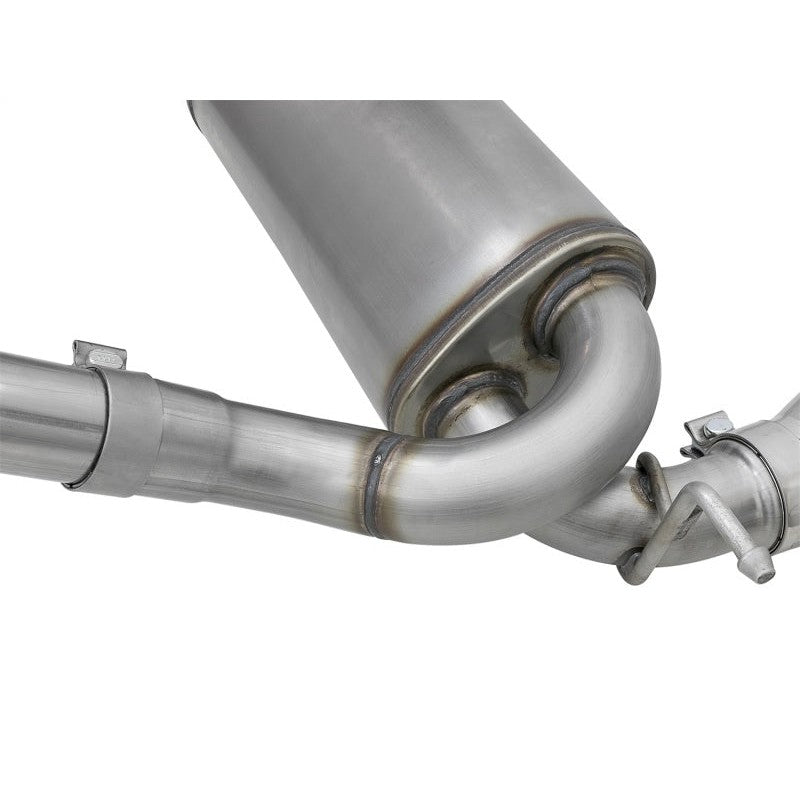 aFe Rebel Series 2.5in 409 SS Cat-Back Exhaust w/ Polished Tips 07+ Jeep Wrangler (JK) V6 3.6L/3.8L