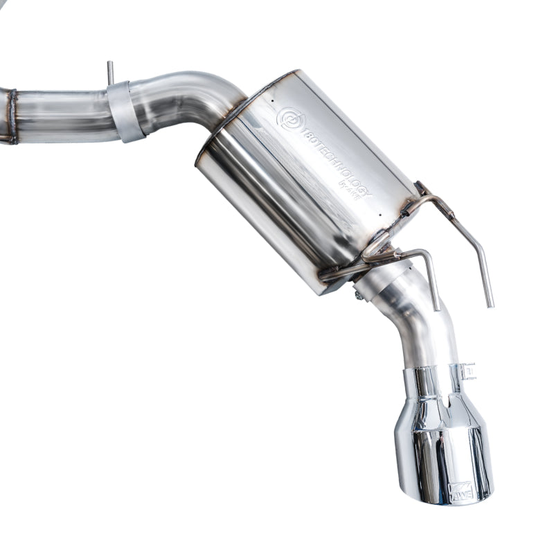 AWE Tuning 2022+ Honda Civic Si FE1 FWD Touring Edition Catback Exhaust - Dual Chrome Silver Tips