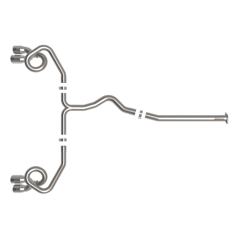 aFe POWER Takeda 3in to 2-1/2in 304 SS Cat-Back Exhaust w/ Polished Tips 22-23 Subaru WRX H4-2.4L(t)