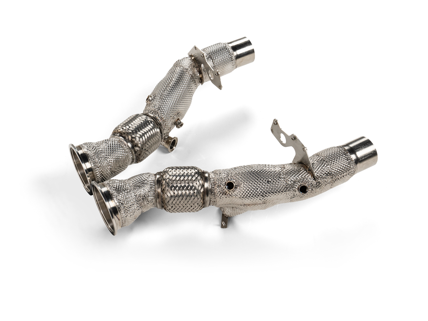 Akrapovič Link Pipe Set (SS) - 2023+ Ferrari 296 GTB