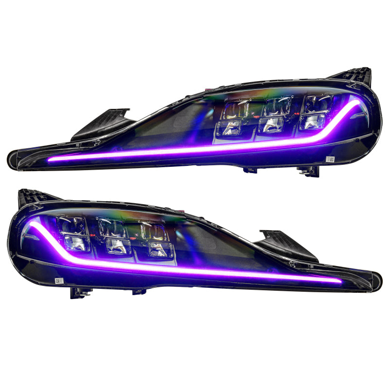 Oracle 20-21 Toyota Supra GR RGB+A Headlight DRL Kit - ColorSHIFT w/ Simple Controller