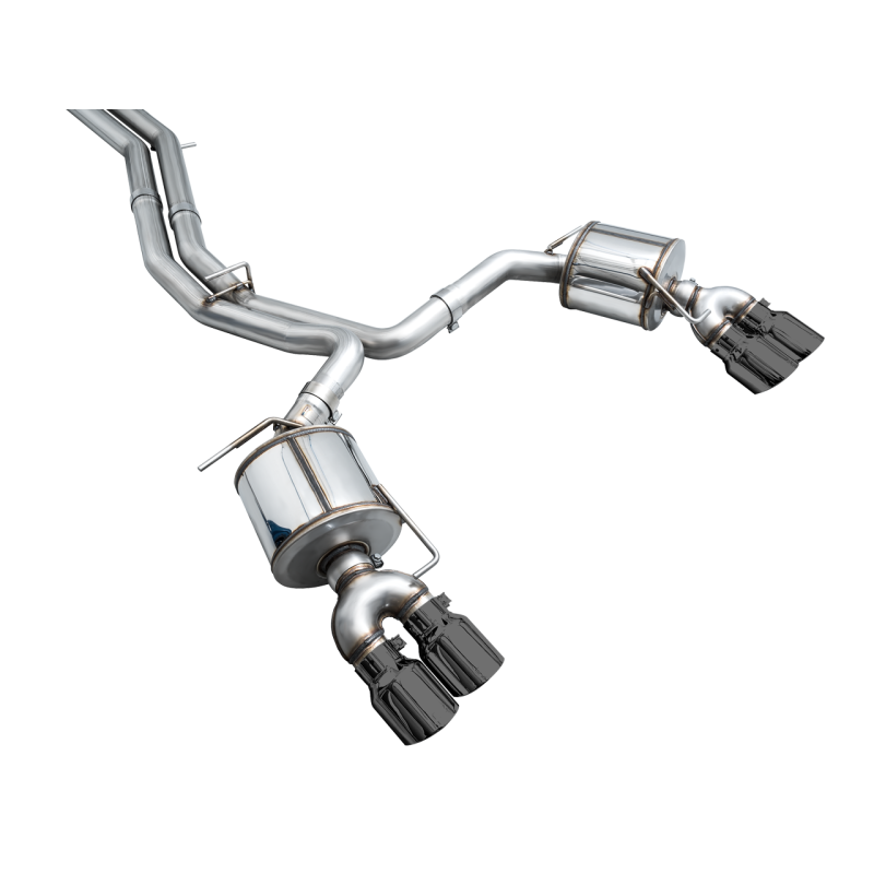 AWE Tuning 19-23 Audi C8 S6/S7 2.9T V6 AWD Touring Edition Exhaust - Diamond Black Tips