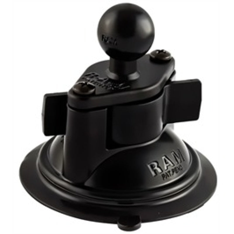 sPOD Ram Mount Suction Cup Twist Lock Base 3.3in w/1in Ball