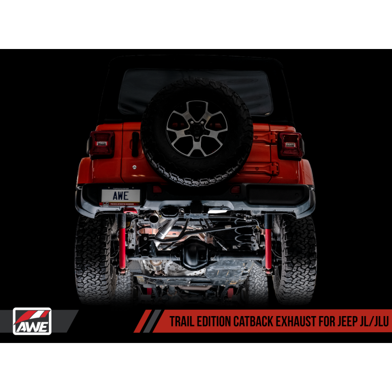 AWE Tuning 2018+ Jeep Wrangler JL/JLU 3.6L Trail Edition Cat-Back Exhaust