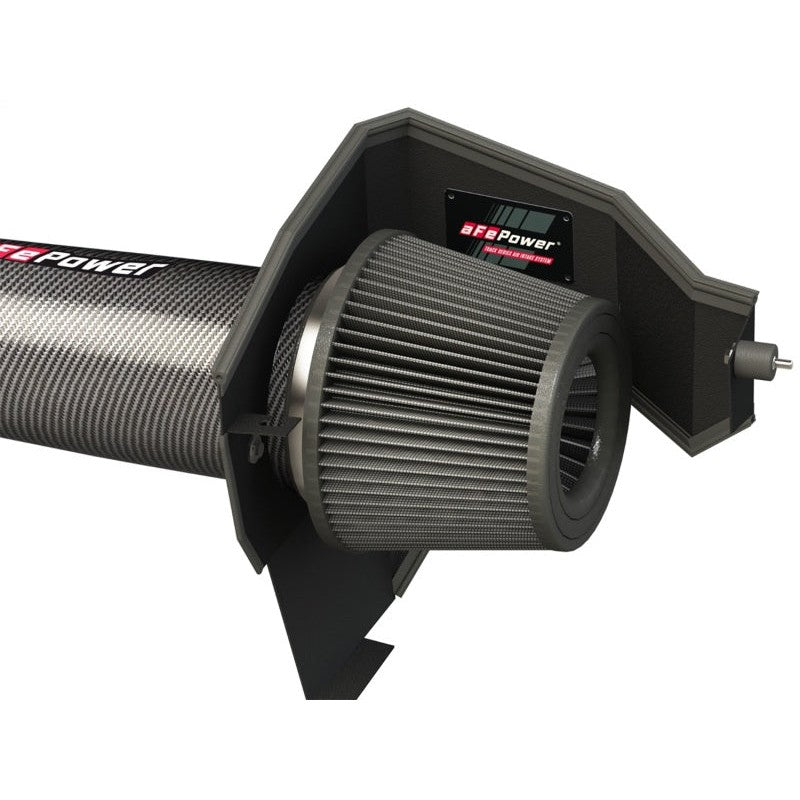 aFe POWER Magnum FORCE Carbon Fiber Stage 2 Track Series Pro Dry S CAIS - 11-18 Dodge Challenger V8