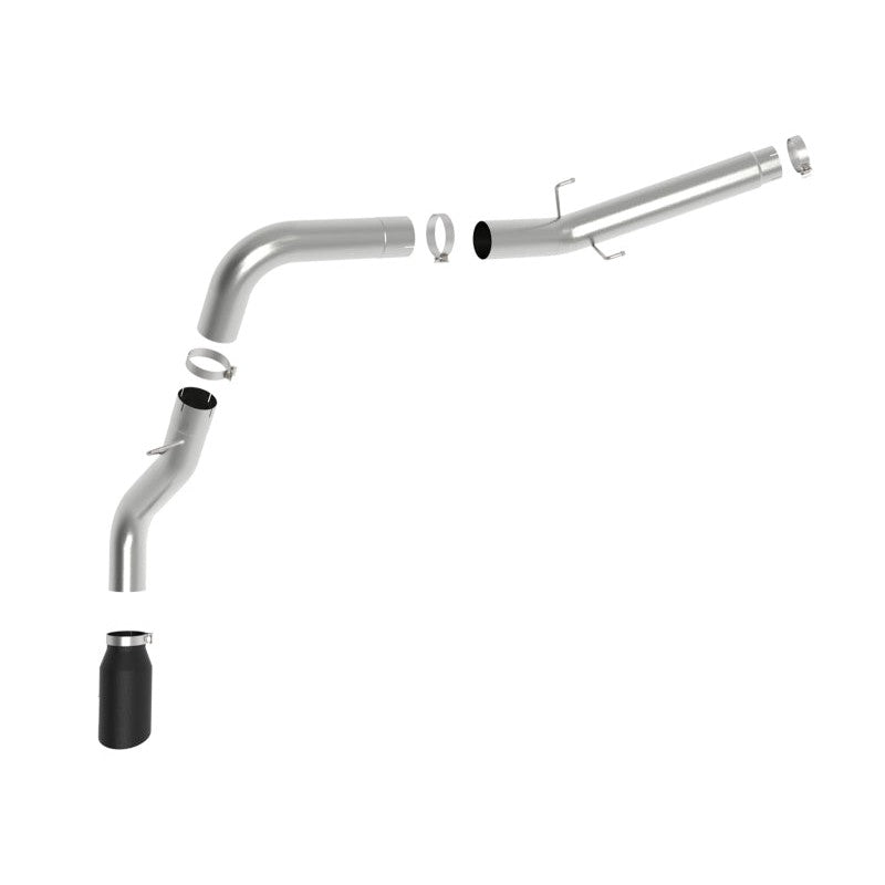 aFe ATLAS 5in Alum Steel DPF-Back Exhaust System w/Black Tip 19-20 Ram Diesel Trucks L6-6.7L (td)