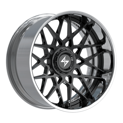 Sentali BFX5 Polished Lip / Gloss Black Centre 22x10 -24 6x135|6x139.7mm 106.1mm