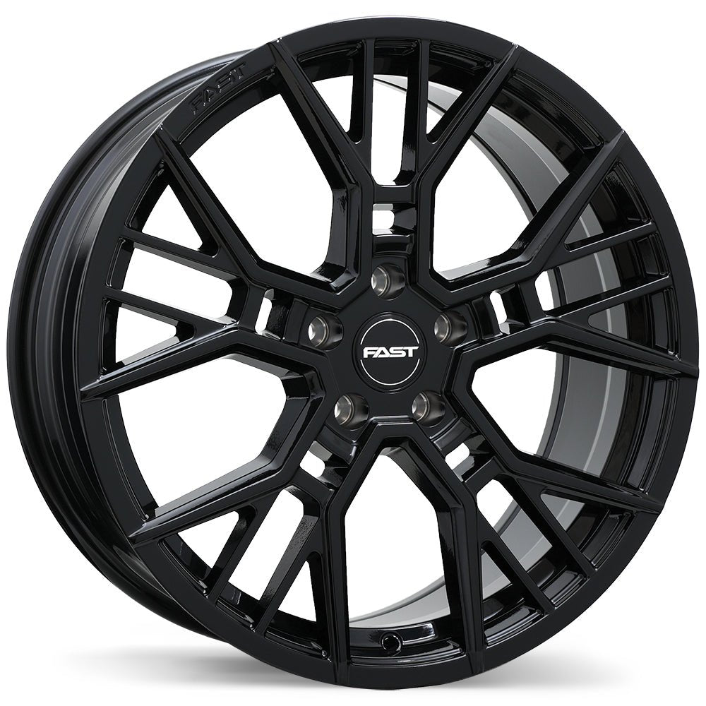 Fast Wheels Spectre Gloss Black 19x8.5 +30 5x120mm 64.1mm-Wheels-Fast Wheels