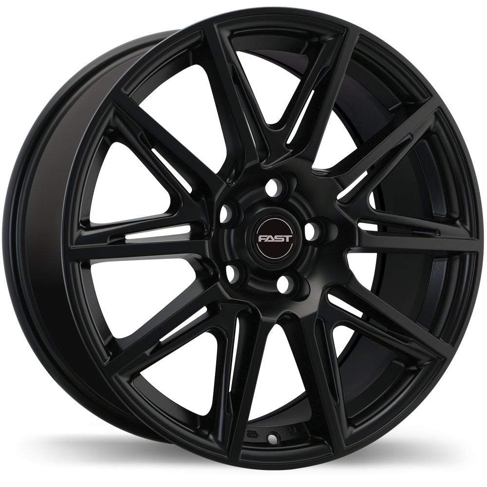 Fast Wheels Switch Satin Black 16x6.5 +38 5x114.3mm 67.1mm-Wheels-Fast Wheels