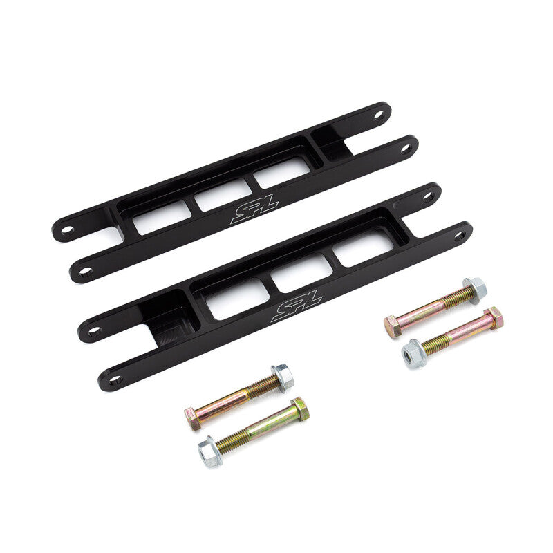 SPL Parts BMW E8X/E9X Rear Lower Trailing Arms - Anodized Black