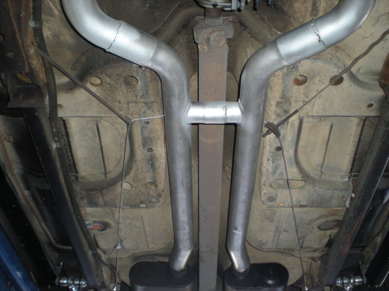 Flowmaster 67-68 GM F-BODY 2.5 in. American Thunder Crossmember-Back Exhaust System-Catback-Flowmaster