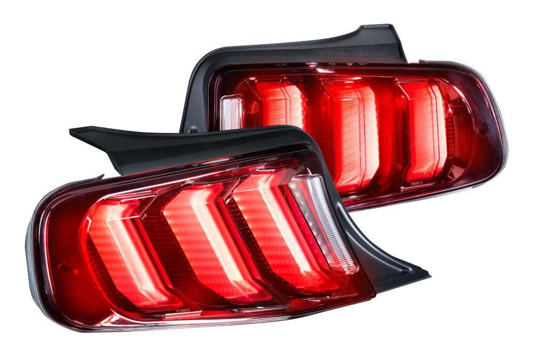 Ford Mustang (13 - 14) (Pair / Facelift / Red): Morimoto XB LED Tails - Tail Lights - Morimoto XB LED Tails