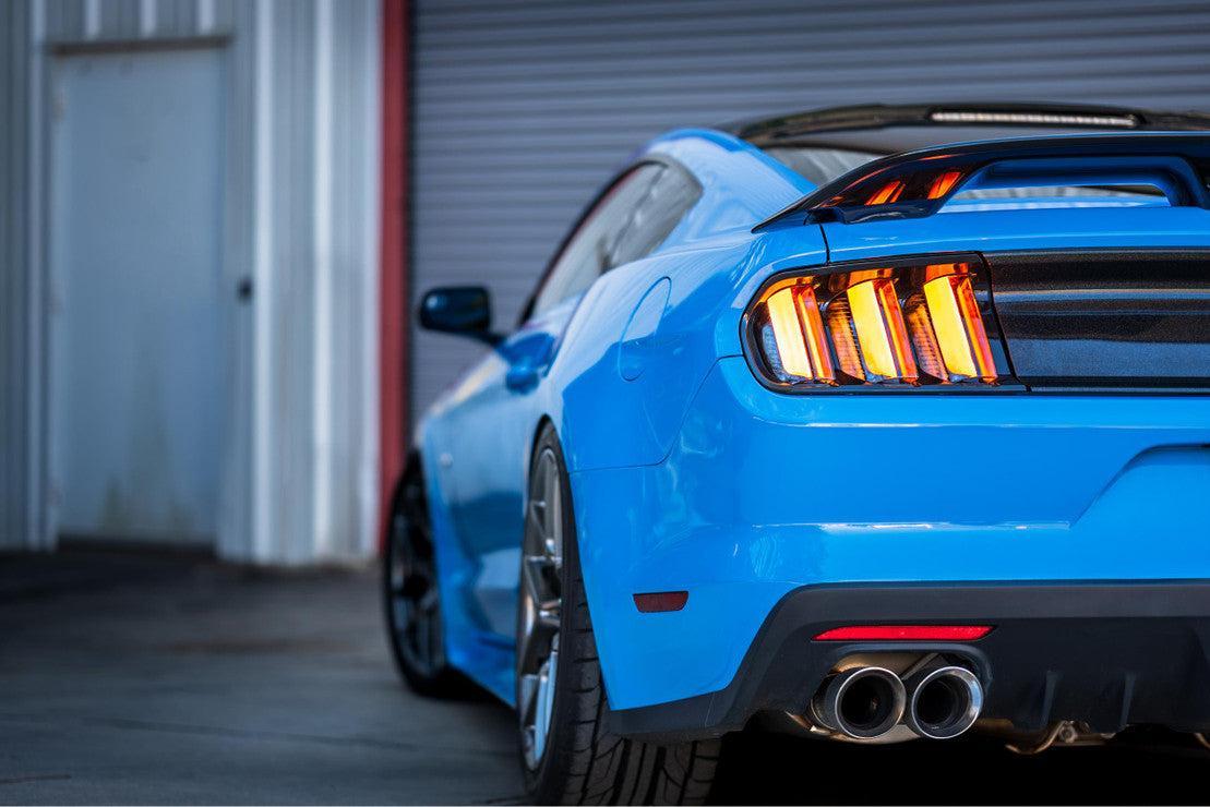 Ford Mustang (15 - 22) (Pair / Clear / Amber / Sequential): Morimoto XB LED Tails - Tail Lights - Morimoto XB LED Tails