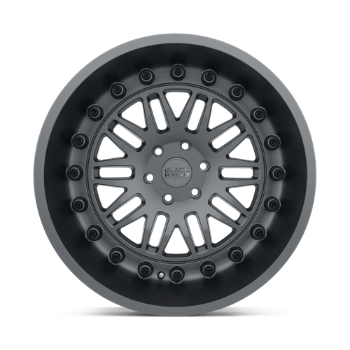Black Rhino FURY Matte Gunmetal 20x9.5 -18 6x139.7mm 112.1mm