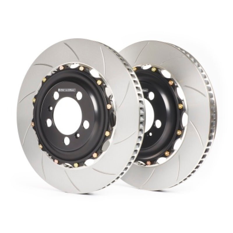 GiroDisc 2020+ Toyota GR Supra 3.0L Front Slotted Rotors-Brake Rotors - Slotted-GiroDisc
