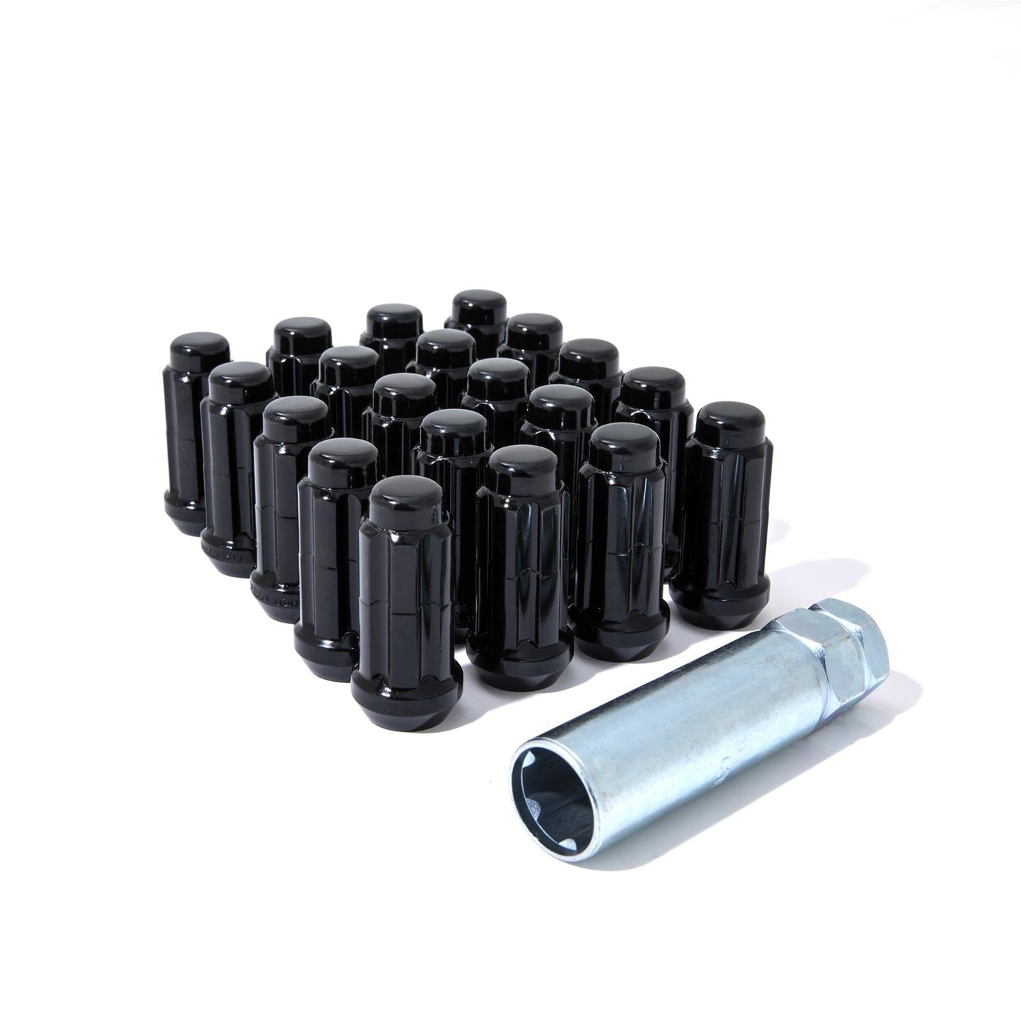 Gorilla 5 Lug M14x1.5 Spline Black Lug Nuts