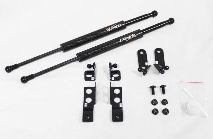 GReddy 05 - 07 Subaru WRX/STi Engine Hood Lifter Kit (Designed for OEM weight hoods.) - Hood Struts - GReddy