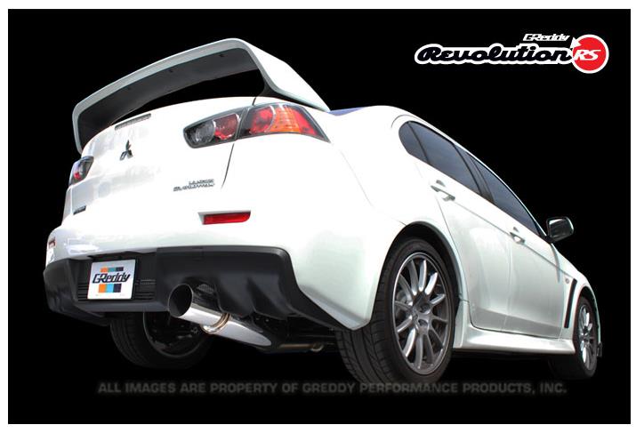 GReddy 08 - 14 Mitsubishi Lancer EVO X Revolution Exhaust - Catback - GReddy