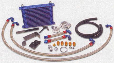GReddy 13+ Scion FR-S / Subaru BRZ 10-Row Oil Cooler Kit with Shroud-Oil Coolers-GReddy