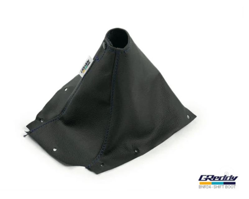 GReddy 99 - 02 Nissan Skyline BNR34 Genuine Leather Brake Boot - Shift Boot - GReddy