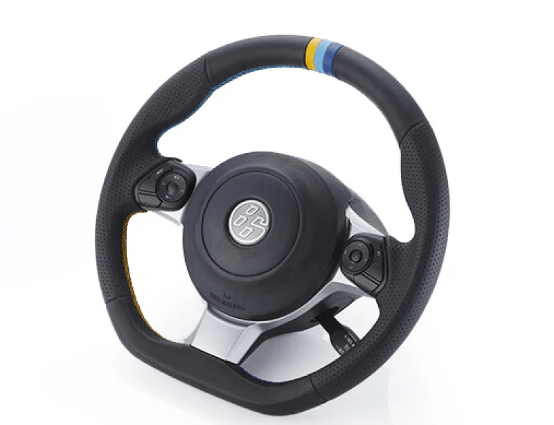 GReddy All - Leather Steering Wheel w/ TRUST 3 Colored Stitching for ZN6 / ZC6 - Steering Wheels - GReddy