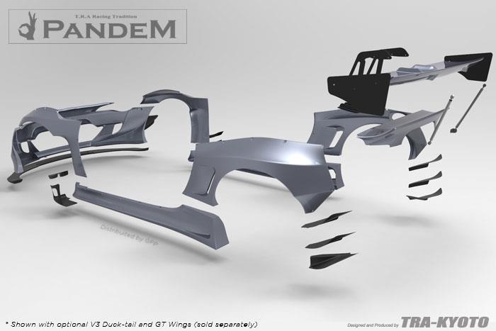 GReddy Scion FR - S Pandem Wide Body V3 Rear Diffuser - Diffusers - GReddy