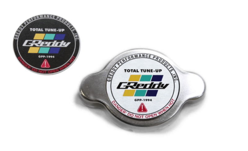 GReddy Type - S No Relief Radiator Cap Most Nissan/Subaru/Mazda/Mitsubishi/Some Toyota - Polished - Radiator Caps - GReddy