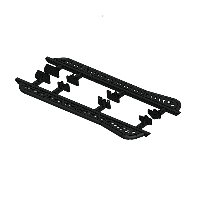 Greenlane Offroad 4TH GEN TACOMA ALUMINUM SLIDERS WITH REAR KICK OUT