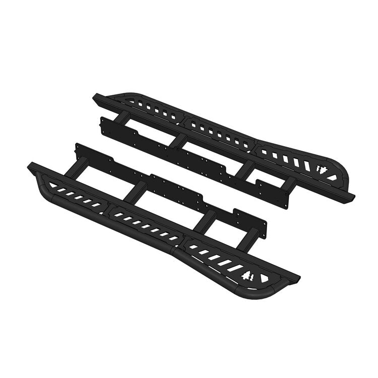 Greenlane Offroad 5TH GEN 4RUNNER ALUMINUM SLIDERS WITH REAR KICK OUT