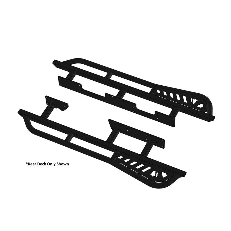 Greenlane Offroad 5TH GEN 4RUNNER ALUMINUM SLIDERS WITH REAR KICK OUT