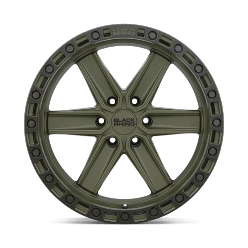 Black Rhino HENDERSON Olive Drab Green W/ Black Ring 17x9 0 6x135mm 87.1mm