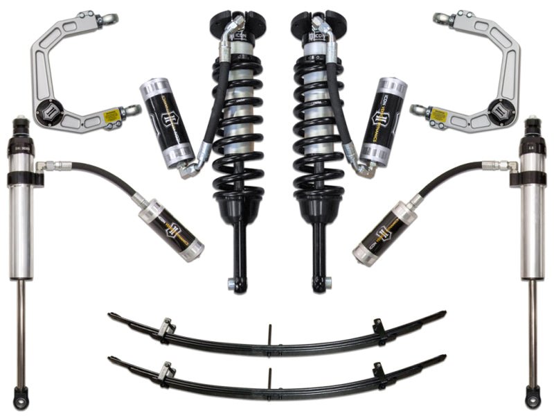 ICON 05 - 15 Toyota Tacoma 0 - 3.5in/2016+ Toyota Tacoma 0 - 2.75in Stg 5 Suspension System w/Billet Uca Coilovers