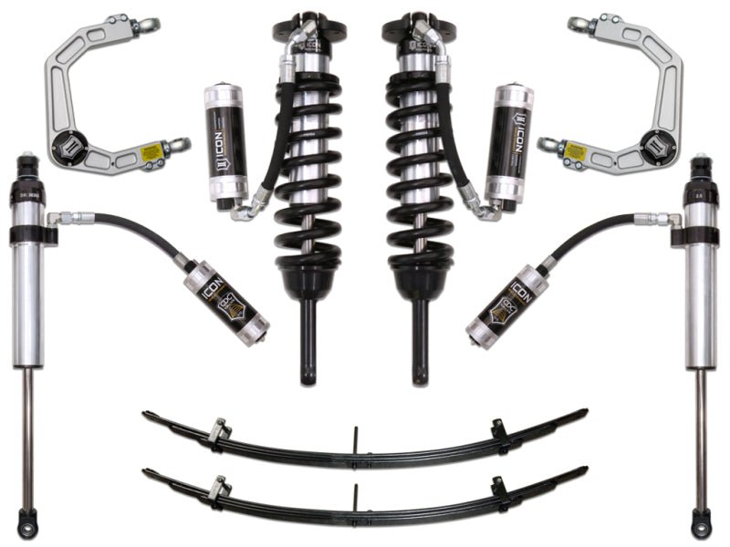 ICON 05 - 15 Toyota Tacoma 0 - 3.5in/2016+ Toyota Tacoma 0 - 2.75in Stg 6 Suspension System w/Billet Uca Coilovers