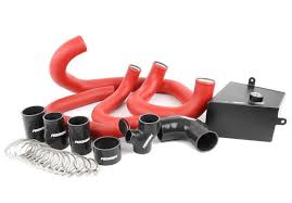 PERRIN 15-21 Subaru WRX Front Mount Intercooler Boost Tubes + Hardware - Red Tubes