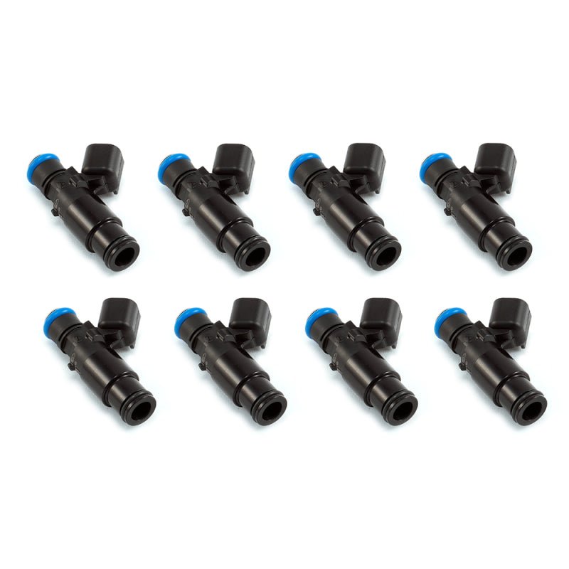Injector Dynamics 1340cc Injector - 48mm Length - 14mm Top - 14mm Black Bottom Adaptor (Set of 8) - Fuel Injector Sets - 8Cyl - Injector Dynamics