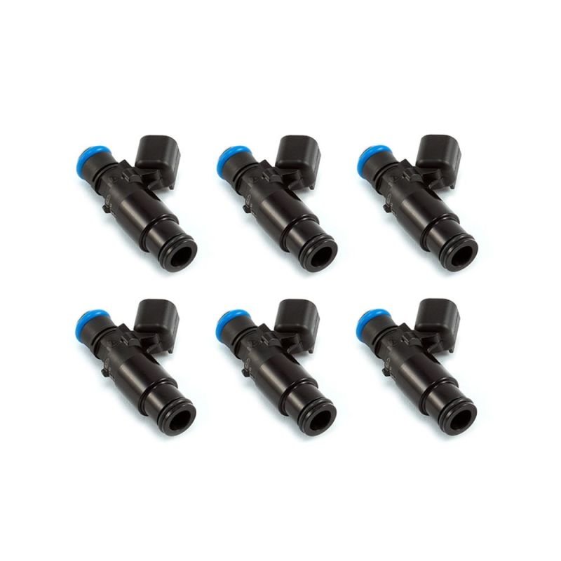 Injector Dynamics ID1050X Injectors 14mm (Black) Adaptor Bottom (Set of 6) - Fuel Injector Sets - 6Cyl - Injector Dynamics