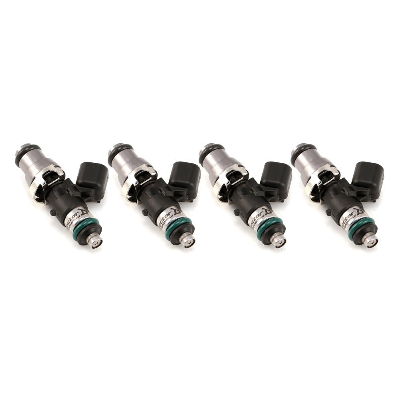 Injector Dynamics ID1050X Injectors 14mm (Grey) Adaptor Top (Set of 4) - Fuel Injector Sets - 4Cyl - Injector Dynamics