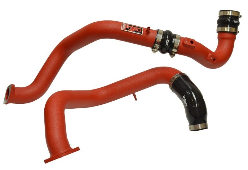 Injen 16 - 20 Honda Civic 1.5L Turbo Aluminum Intercooler Piping Kit - Wrinkle Red Intercooler Pipe Kits