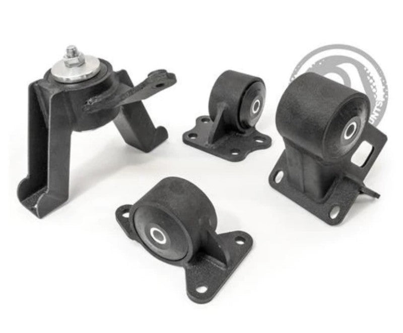 Innovative 00 - 05 Toyota MR2 Spyder 1ZZ Black Steel Mounts 75A Bushings Engine Mounts