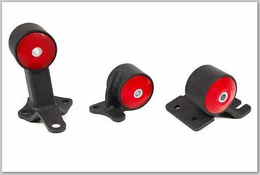Innovative 88 - 91 Civic B - Series Black Steel Mounts 60A Bushings (Cable) Engine Mounts
