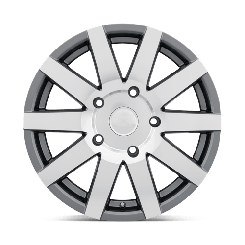 Black Rhino JOURNEY Gloss Gunmetal W/ Mirror Cut 18x8 +48 5x130mm 84.1mm