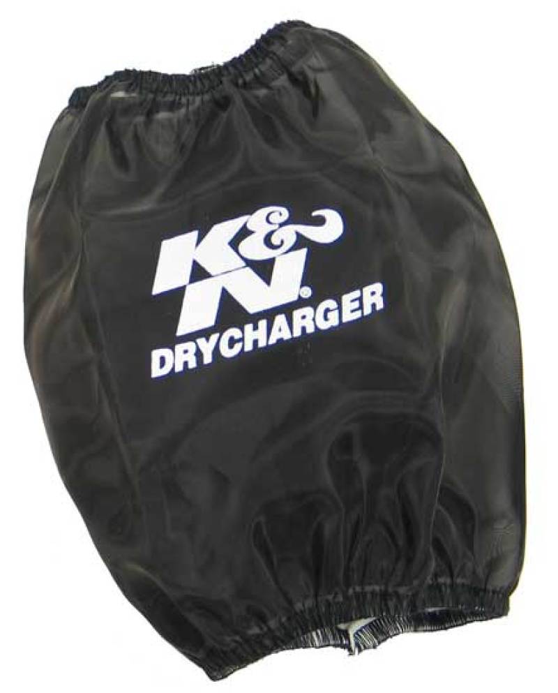 K&N Black Drycharger Round Tapered Air Filter Wrap 5.5in Base ID x 4.5in Top ID x 6.5in H Pre - Filters