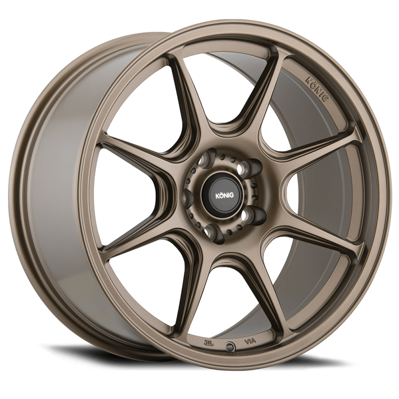 Konig Lockout 18x8.5 5x108 ET43 Matte Bronze-Wheels - Cast-Konig