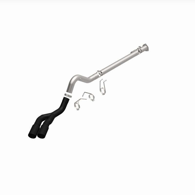 MagnaFlow 08-18 Ford F-250/F-350/F-450 4.6L/6.7 DPF-Back Black 4in Dual Single Rear Exit-DPF Back-Magnaflow
